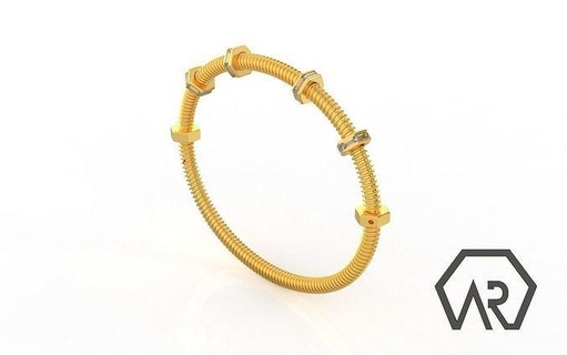 donna braccialetto 3d Stampa modello d39 gioielleria braccialetti diamante squillare stampabile pendente anelli ovale oro nuziale collana Fidanzamento ciondoli gioiello 3d print model - Mito3D