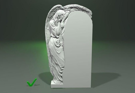 mujer cubierto cara manos cnc 3d impresión artcam Arte esculturas 3d print model - Mito3D
