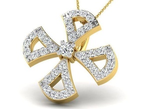 woman diamond pendant branch leaves brilliant jewelry brach pendants fashion women uk usa canada europe france mexico united cad 3dmodel 3d print model - Mito3D