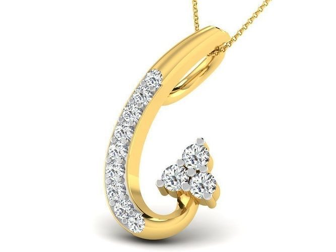 femme diamant pendentif Collier bijoux argent or sterling blanc brillant imprimable gemme bijou pendentifs cœur l'amour bague boucle d'oreille vintag bracelet rubis anneaux 3D print model - Mito3D