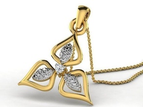 Kadın elmas kolye takı değerli düğün altın yazdırılabilir moda yüzükler toplu Toplamak Solitaire nişan KADIN 3d print model - Mito3D