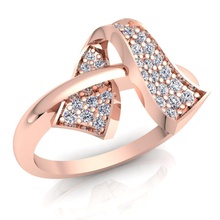 donna anello di diamanti gioiello matrimonio moda oro lusso disco platino gemma lucente gioielli preziosi argento celebrazione carati auto brillante anelli 3d print model - Mito3D