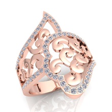 Frau Diamant-ring 25 Juwel Hochzeit engagement Schmuck bedruckbar ist diamond Silber gem ring gold gold-ring Mode-ring engagem sterling Mode-Schönheit Halskette weiß Ringe 3d print model - Mito3D