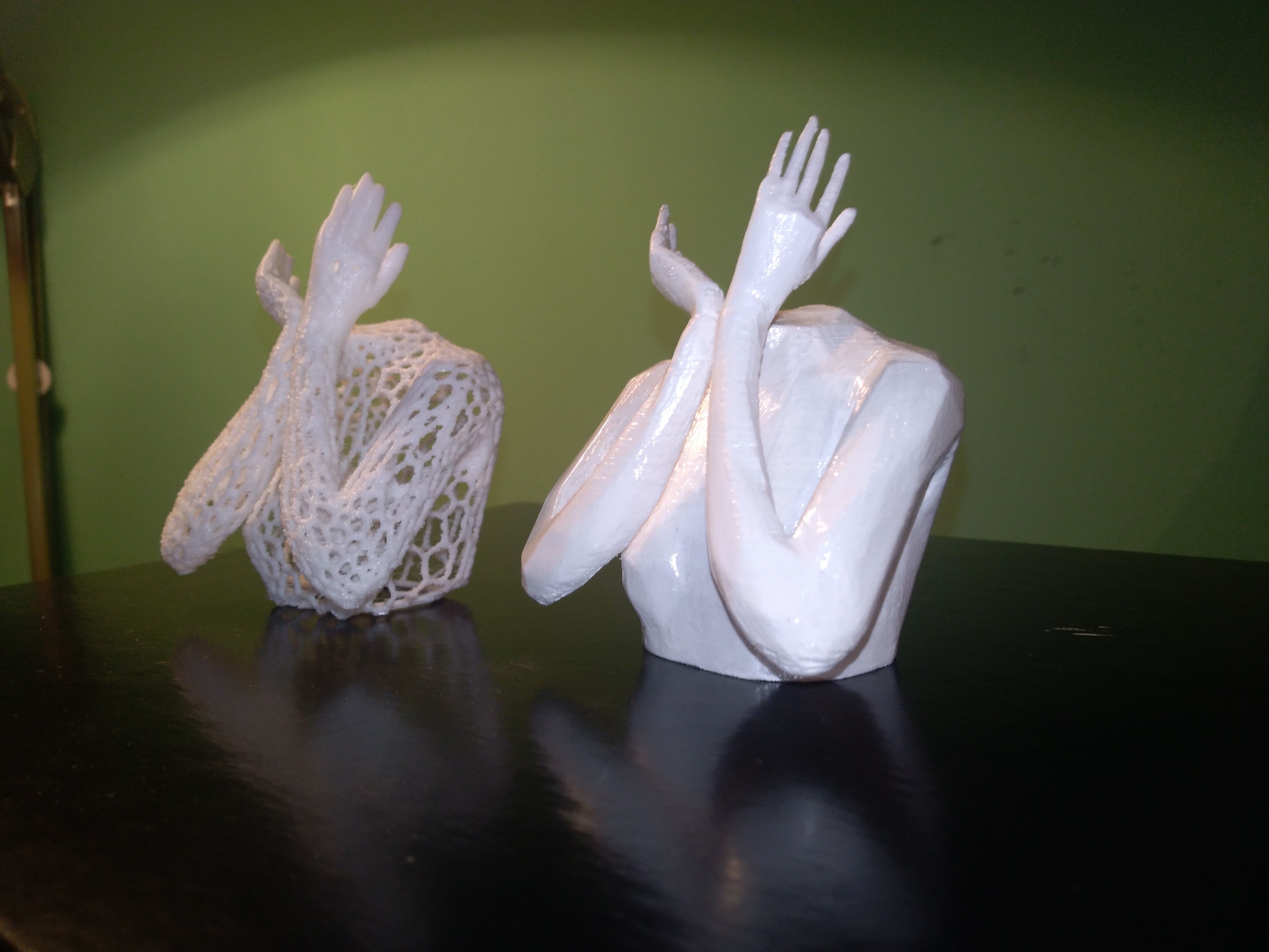 woman doubt art torso sculpture hands girl sculpt statue body sculptures 3D print model - Mito3D