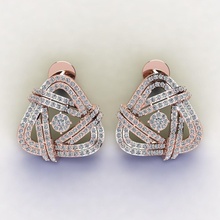frau ohrring 04 juwel engagement hochzeit schmuck diamant ring silber gold engagem mode sterling weiß brillant saphir schönheit ringe ohrringe 3d print model - Mito3D