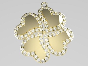 woman heart pendant n00011 necklace jewel gold silver printable fashion ring brilliant jewellery diamond sapphire jewelry bracelate charm pendants 3d print model - Mito3D