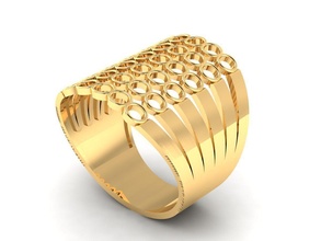 mujer anillo oro joya plata joyería diamante compromiso brillante Boda Moda libra esterlina imprimible vendimia 3d print model - Mito3D