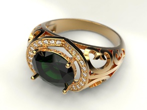 mulher anel 14 jóias imprimir 3dprinted printable anéis o design jóia de ouro a moda printabl impressão outros prototipagem prata 3d print model - Mito3D