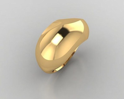 donna anelli 3d squillare gioielleria oro moda 3d print model - Mito3D