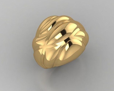 woman rings 3d ring jewelry gold silver jewel jewellery fashion 3d print model - Mito3D