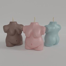 femme sculpter bougie fat figure statue corps art décor décoration vela moule gros sculptures 3d print model - Mito3D