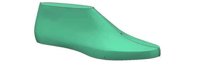 femme chaussure dernière de la mode semelle dernier sandale démarrage pied à l'usure pieds dentelle texture chaussures 3d print model - Mito3D