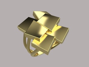 frau einfach ring r00094 juwel gold silber druckbar mode brillant schmuck diamant saphir armband gewonnen gapparel hochzeit engagement halskette charme böse ohrringe ringe 3d print model - Mito3D