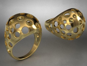 kadın basit yüzük r00116 mücevher altın gümüş yazdırılabilir moda parlak elmas safir takı bilezik kazandı boşluk düğün nişan kolye cazibe kötü yüzükler 3d print model - Mito3D