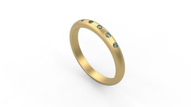 donna solitario squillare 288 oro gioiello gioielleria argento stampabile diamante moda nozze zaffiro rubino amore San Valentino anelli 3d print model - Mito3D