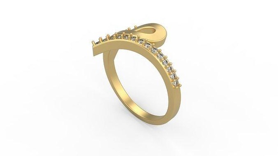 woman solitaire ring 439 gold jewel jewellry jewelry silver printable diamond wedding pave channelset side stone three tension halo vintage trilogy bridal set engagement rings 3d print model - Mito3D