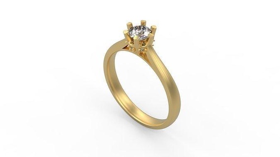 Kadın Solitaire yüzük 727 altın mücevher takı gümüş yazdırılabilir elmas düğün döşemek kanal seti yan taş gerginlik hale nostaljik üçleme gelin Ayarlamak nişan yüzükler 3d print model - Mito3D