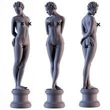 donna statua ragazza carattere umano corpo femmina anatomia argento stampabile 3dprinter miniatura arredamento bronzo decorazione arte sculture 3d print model - Mito3D