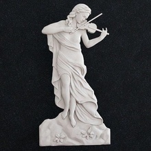 femme violon muse musicien instrument concert art sculptures 3d print model - Mito3D