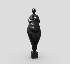 woman sculpture of fat artwork decorations female human art sculptures 3d print model - Mito3D