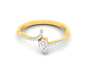 mulheres banda anel 3dm render argolas solitário imprimível diamante platina brilhante Casamento noivado jóia jóias joalheria ouro noiva casamento 3d print model - Mito3D