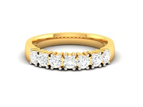 mujer banda anillo 3dm joya Boda compromiso joyería imprimible diamante plata oro libra esterlina blanco brillante platino anillos lujo precioso 3d print model - Mito3D