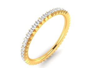 Frauen-band-ring-3dm render detail Schmuck Hochzeit engagement bedruckbar ist Juwel diamond Silber ring gold weiß Mode gem Ringe band weedingband coupleband Platin genial Diamant-ring 3d print model - Mito3D