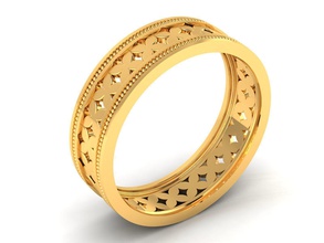 Frauen-band-ring-3dm render detail Schmuck Hochzeit engagement bedruckbar ist Juwel diamond Silber ring gold weiß Mode gem Ringe band weedingband coupleband Platin genial Diamant-ring 3d print model - Mito3D