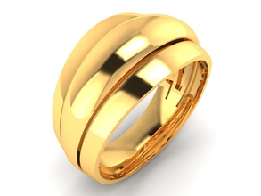 las mujeres de la banda anillo 3dm render detalle joyería boda compromiso imprimible joya el diamante plata oro blanco moda gem los anillos weedingband coupleband platino brillante llanura 3d print model - Mito3D