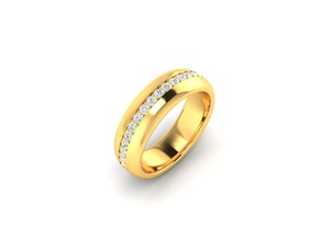 Frauen-band-ring-3dm render detail Schmuck Hochzeit engagement bedruckbar ist Juwel diamond Silber ring gold weiß Mode gem Ringe band weedingband coupleband Platin genial Diamant-ring 3d print model - Mito3D