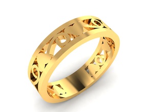 Frauen-band-ring-3dm render detail Schmuck Hochzeit engagement bedruckbar ist Juwel diamond Silber ring gold weiß Mode gem Ringe band weedingband coupleband Platin genial plain 3d print model - Mito3D