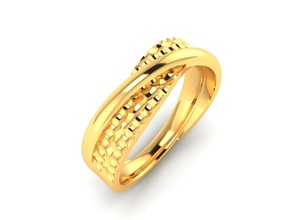 les femmes de la bande bague 3dm rendu des détails bijoux mariage l'engagement imprimable joyau le diamant d'argent l'anneau or blanc mode gem anneaux weedingband coupleband platine brillant plaine 3d print model - Mito3D