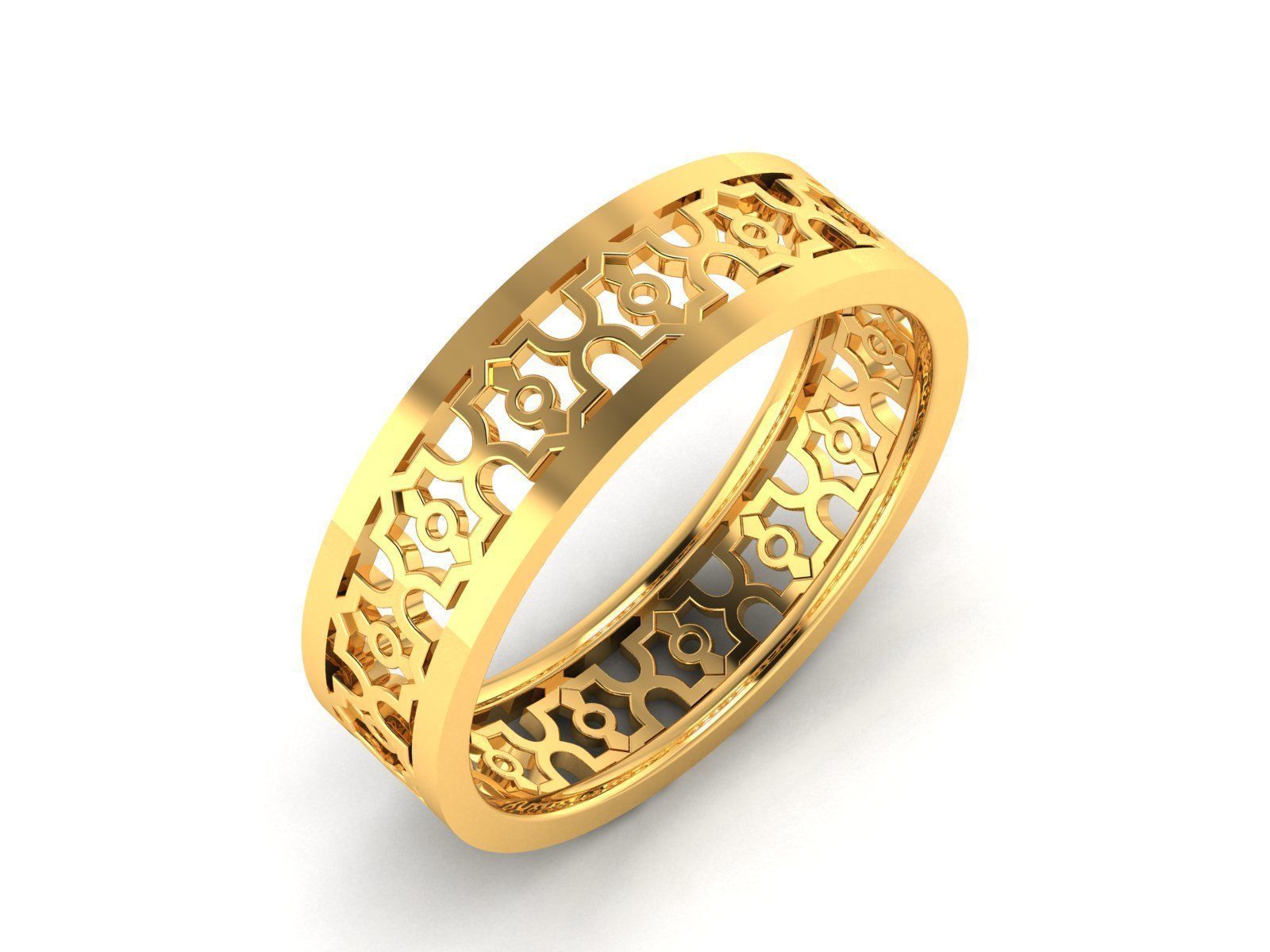 Frauen-band-ring-3dm render detail Schmuck Hochzeit engagement bedruckbar ist Juwel diamond Silber ring gold weiß Mode gem Ringe band weedingband coupleband Platin genial plain 3D print model - Mito3D