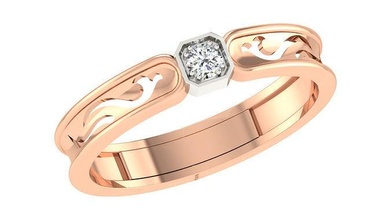 Frauen Band Ring 3dm stl obj fbx rendert Einzelheiten Hochzeit Edelstein Schmuck Diamant wertvoll Engagement Gold brillant Juwel Edelsteine Ringe Sterling 3d print model - Mito3D