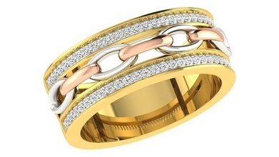 frauen engagement band ring 3dm stl obj fbx rendert einzelheiten diamant schmuck gold druckbar juwel hochzeit mode silber brillant schönheit kleidung ringe 3d print model - Mito3D