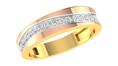 les femmes de la bande bague 3dm stl rendu bijoux mariage l'engagement imprimable joyau le diamant d'argent l'anneau or blanc womendring mode gem anneaux weedingband coupleband 3d print model - Mito3D
