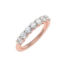 mujer banda anillo 3dm stl joyería joya boda oro diamante aureola anillos abultar colección solitario compromiso 3d print model - Mito3D