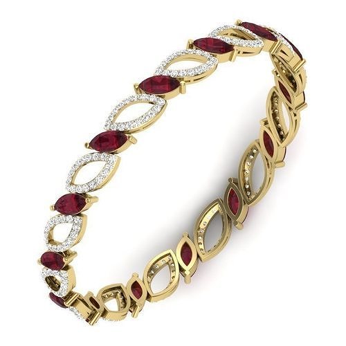femmes bracelet 3dm rendre bijoux charme cercle bijou d'or or argent bracelets Vêtements accessoires personnages précieux femme mariage engagement 3D print model - Mito3D