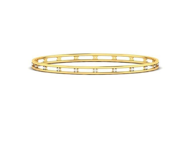 femmes bracelet 3dm rendre bijoux charme cercle bijou d'or or argent bracelets Vêtements accessoires personnages brossé précieux femme 3D print model - Mito3D
