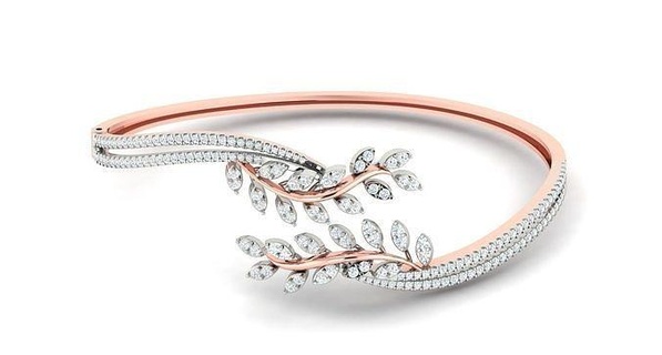 femmes bracelet bracelets 3dm stl obj fbx rendre détails mariage diamant platine bijou argent or bijoux imprimable engagement gemme brillant goujat sterling précieux luxe bague vêtements 3d print model - Mito3D