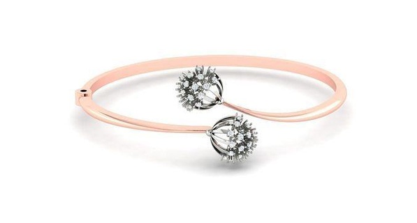 femmes bracelet bracelets 3dm stl obj fbx rendre détails platine mariage bijou diamant argent or bijoux goujat brillant engagement gemme imprimable sterling femelle bague 3d print model - Mito3D