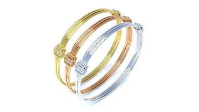 donne braccialetto oro classico stampabile diamante gioielleria 3dmodel 3dprint argento gioiello braccialetti moda donna design Libano 3d print model - Mito3D