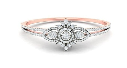 femmes bracelet 3dm stl obj fbx rendre détails mariage diamant platine bracelets bijou argent or bijoux imprimable engagement gemme brillant goujat sterling précieux luxe 3d print model - Mito3D