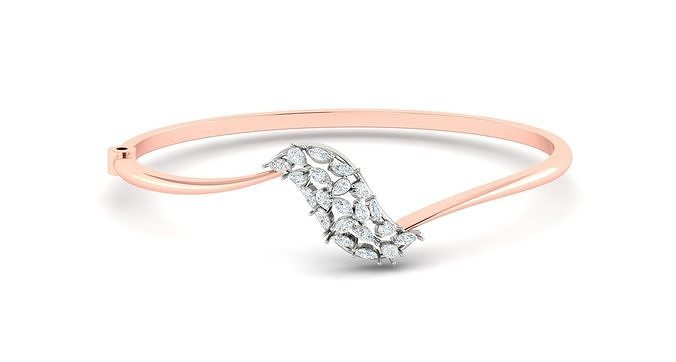 femmes bracelet 3dm stl obj fbx rendre détails bracelets platine mariage bijou diamant argent or bijoux goujat brillant engagement gemme imprimable sterling femelle 3D print model - Mito3D