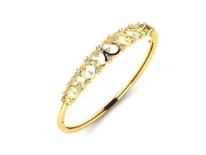 donne braccialetto 3dm stl render dettagli diamante gemma stampabile gioiello gioielleria cad braccialetti nozze fidanzamento argento oro sterlina bianca brillante squillare 3d print model - Mito3D