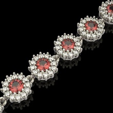 las mujeres braslet gemas 3dm stl impresión 3d de la modelo joyería plata gem brillante imprimible oro diseño el diamante moda y belleza joya joyas cadena pulseras zafiro mujer 3d print model - Mito3D