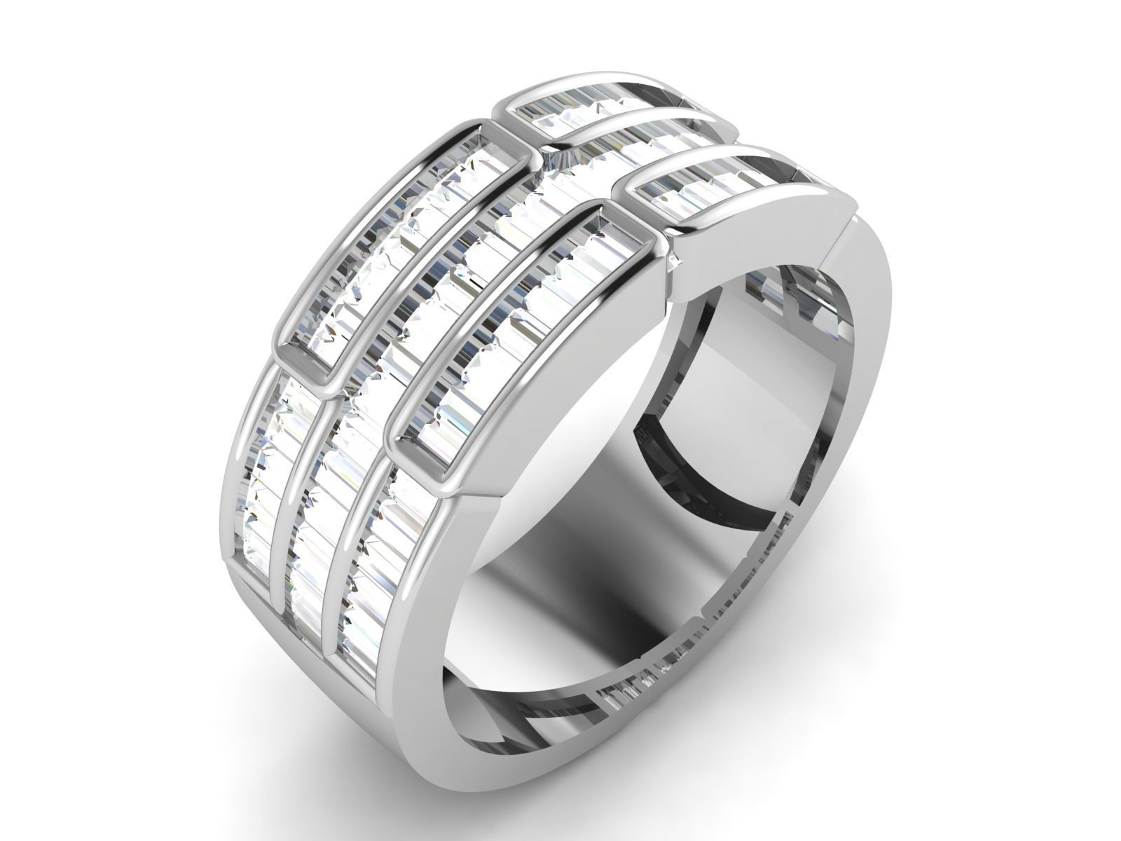 donne sposa gruppo musicale squillare 3dm render anelli solitario sterlina stampabile diamante platino brillante nozze fidanzamento gioiello gioielleria oro femmina 3D print model - Mito3D