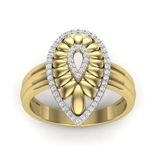 mujer cóctel racimo anillo 3dm detalles Boda compromiso aniversario nupcial promesa enamorado joyería joya oro diamante imprimible anillos 3d print model - Mito3D