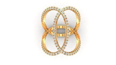 mulheres coquetel diamante anel 3dm stl renderiza detalhes joalheria ouro prata imprimível jóias jóia Casamento noivado moda brilhante mão platina esterlina gema rosa 3d print model - Mito3D