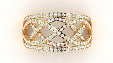 donne cocktail diamante squillare 3dm stl esegue rendering dettagli anelli solitario stampabile platino brillante nozze fidanzamento gioiello gioielleria argento bianca oro prezioso 3d print model - Mito3D